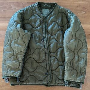 Vintage Military Quilted Liner Jacket